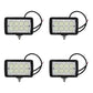 Qty 4: Rectangle LED Flood Work Lamp Fits Ford Replaces 178345A1