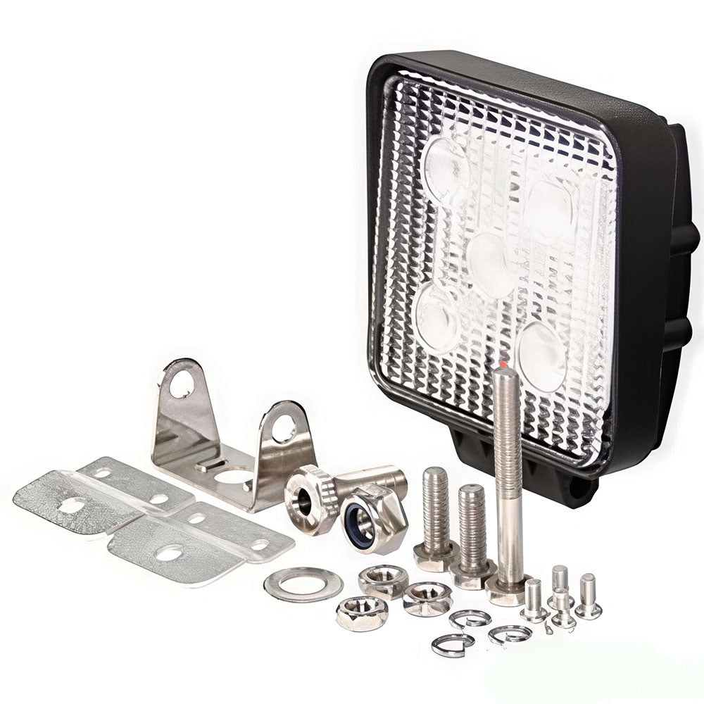 WL125 Square LED Flood Work Lamp 10-30 Volt DC 3 Watt LED Diodes