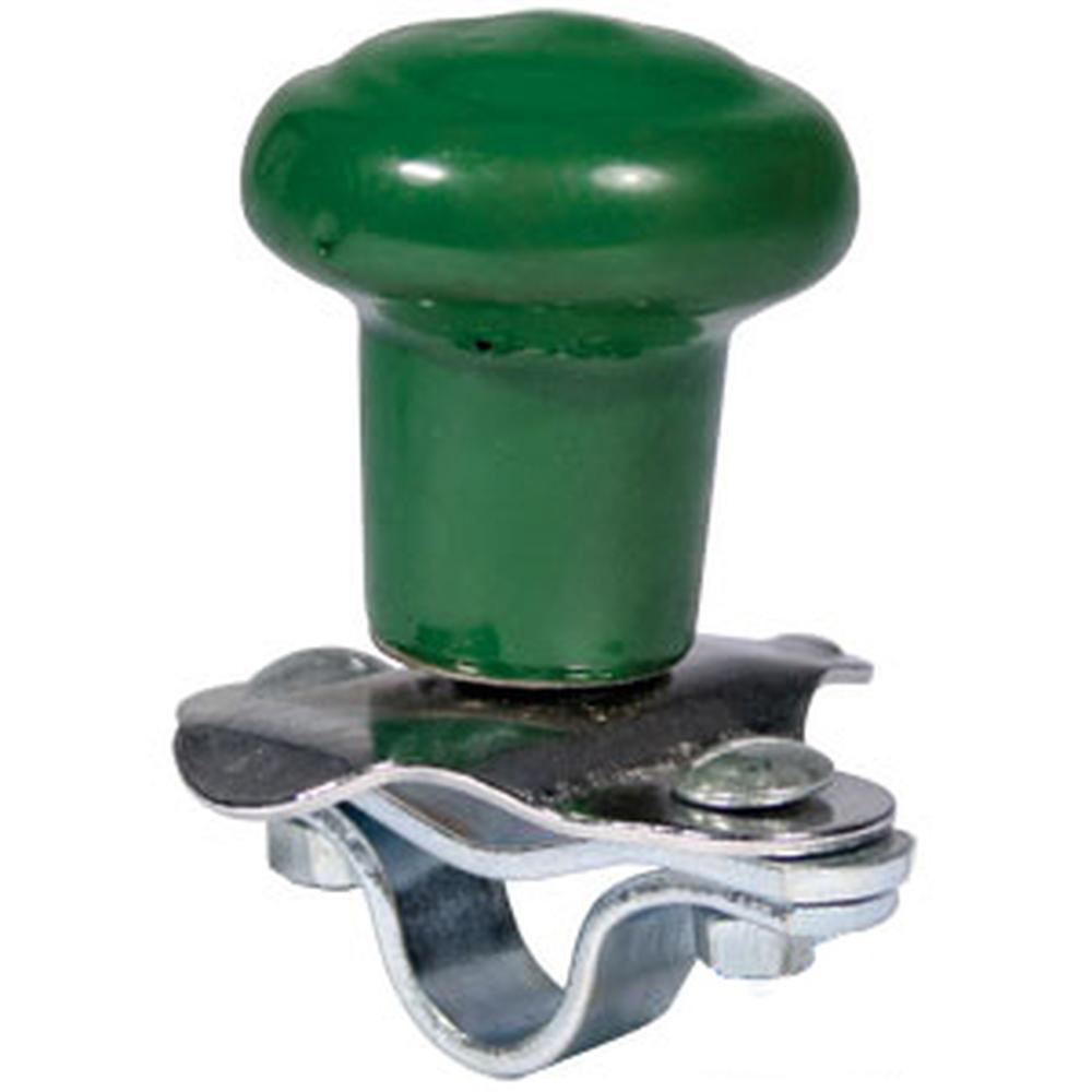 S16087400 Universal Steering Wheel Spinner Knob Vinyl Green Fits John Deere Univ