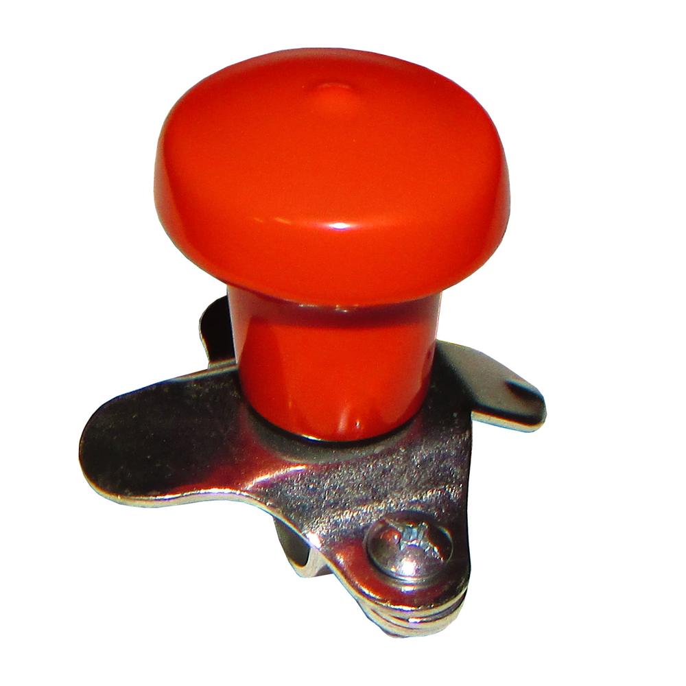 Orange Vinyl Steering Wheel Spinner Knob for Tractors Fits Kubota Tractor Models