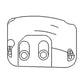 X5651 Fits John Deere Tractor Distributor Cap A Screw Type