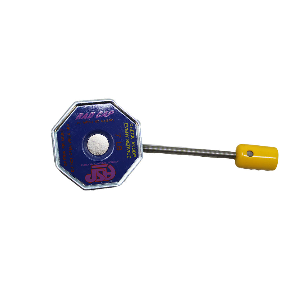 Z17705 Adjustable Radiator Cap - 7 Lb PSI Automotive Cap With Sacrificial Anode