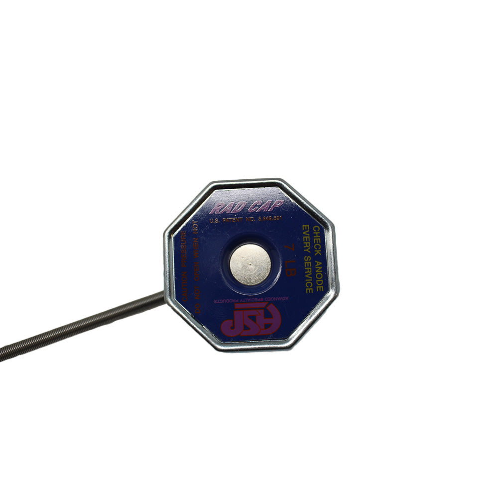 Z17705 Adjustable Radiator Cap - 7 Lb PSI Automotive Cap With Sacrificial Anode