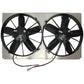 Z40101 Dual High CFM 12" Electric Fan & Shroud - 14 7/8 x 25 7/8 x 4 7/8