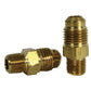 Z80005 TOC Adapter 1/8 -27 Npt x 5/16 Sae Flare Fits Ford
