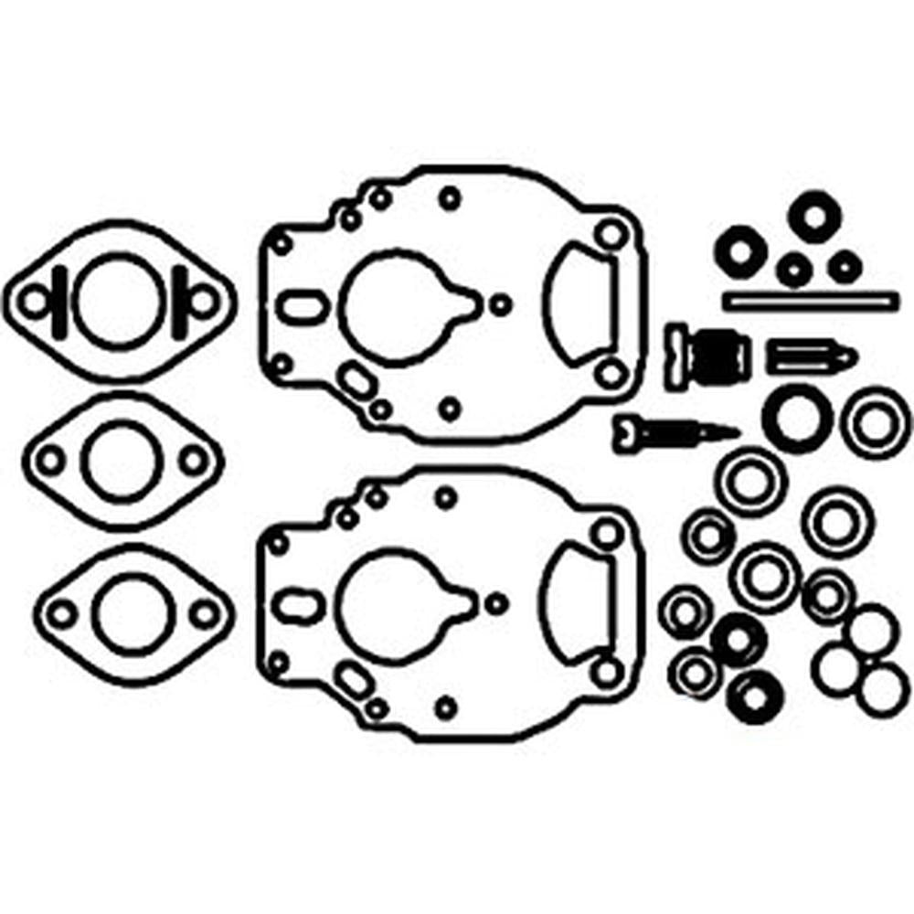 New Carburetor Kit ZCK05 Fits Case IH 300 400 Fits FARMALL 500 504 544 580Ck 600