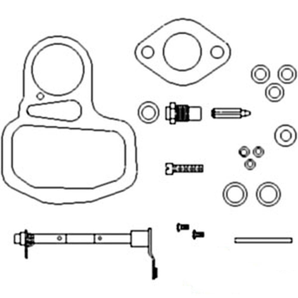 A-ZCK08 Basic Carburetor Kit (Zenith) Fits Case-IH