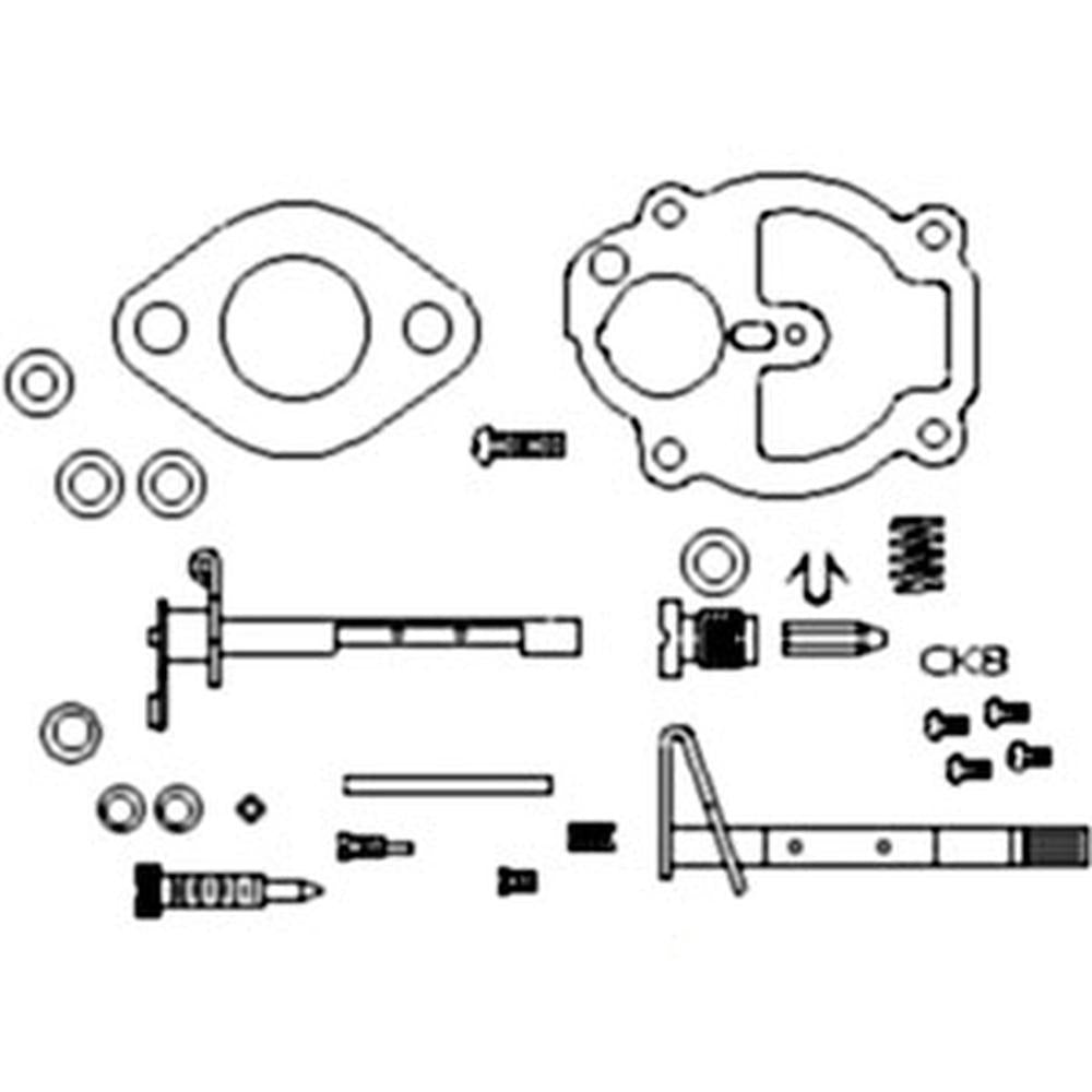ZCK12 Complete Carburetor Kit Fits Allis Chalmers Tractors WC WD WF