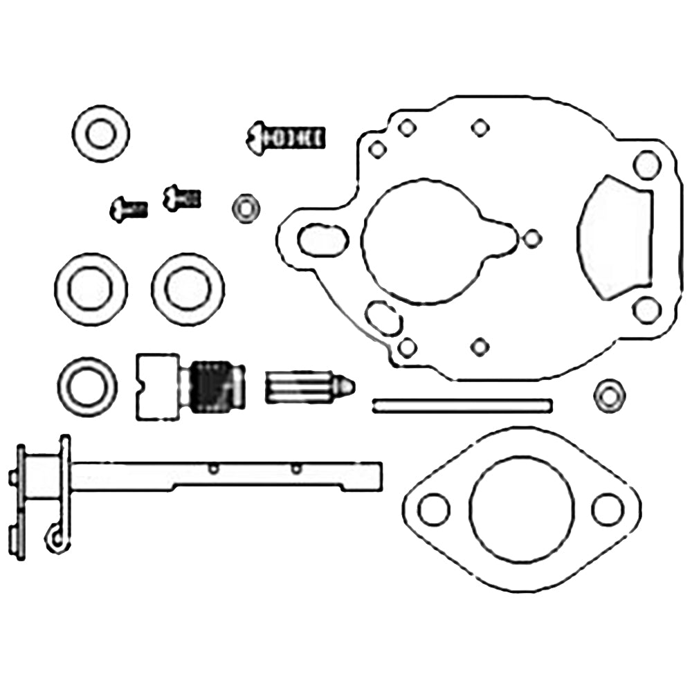 ZCK17 70227101 11588 CARBURETOR KIT Fits Allis CHALMERS WD45 D17 (w/ Zenith Carb