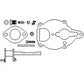 ZCK23 Fits Ford/New Holland Tractor Basic Carburetor Kit 2N 9N BK44V (Zen