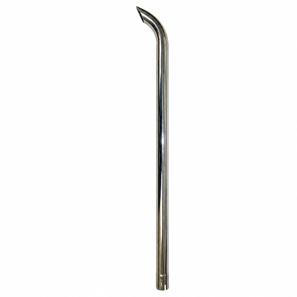 Chrome Exhaust Stack - Curved - ZNL89020C