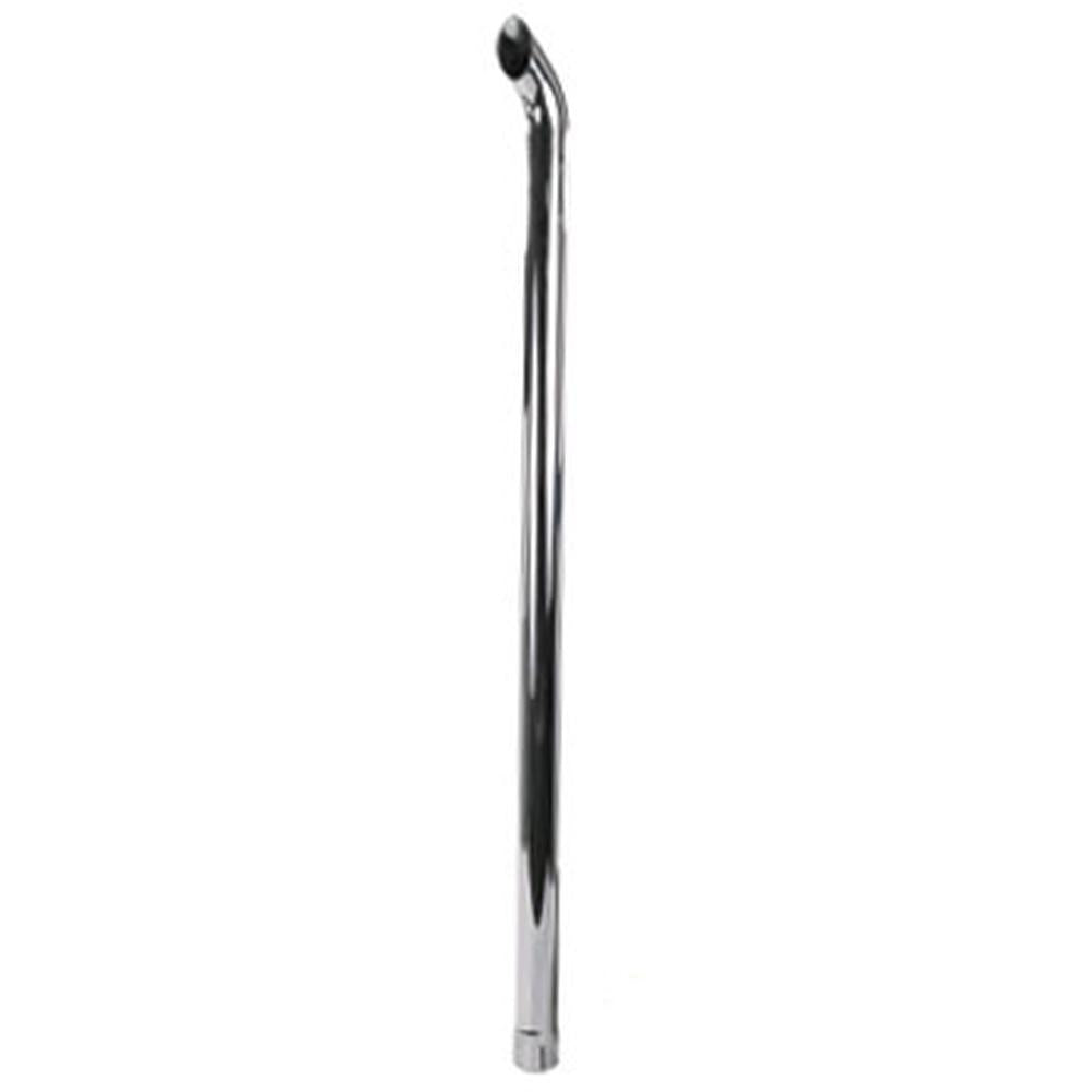 Chrome Exhaust Stack - Curved - ZNL89020C