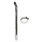 48" Long Chrome Exhaust Stack 3" Slotted  Fits John Deere PM89051C