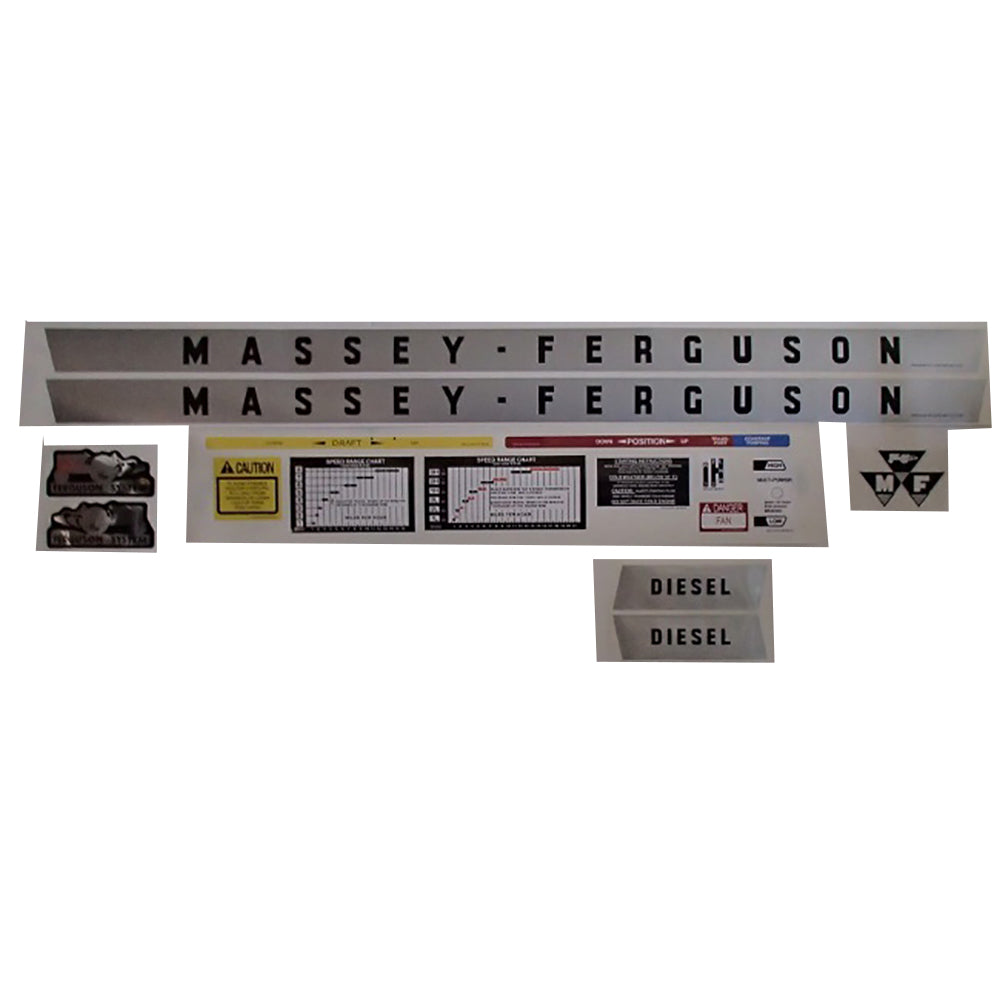 836931M91 Decal Set Fits Massey Ferguson MF Gas Diesel Tractor 135