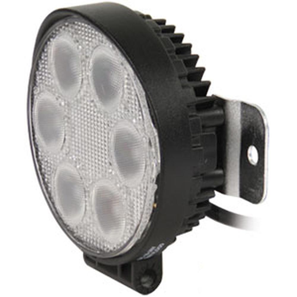 WL100 Round LED Flood Work Lamp 10-30 Volt DC 1440 Lumens for Universal Tractors