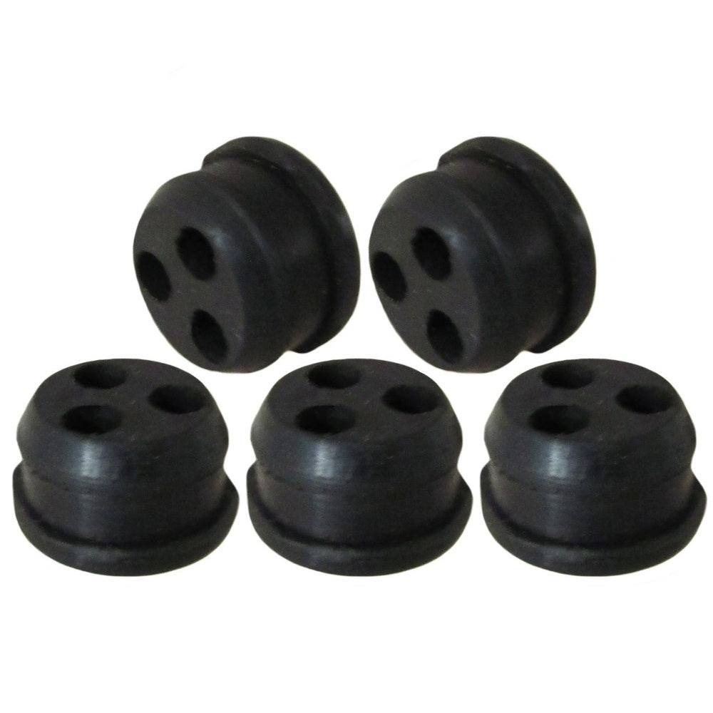 5x Fuel Gas Tank Grommet For Echo 13211546730 V137000030 3 Holes Trimmer Grommet