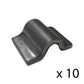 10 3/8" D Ring 5000# Weld On for ATV Motorcycle Rope Tie Trailer Truck WR15
