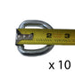 10 3/8" D Ring 5000# Weld On for ATV Motorcycle Rope Tie Trailer Truck WR15