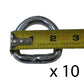 10 3/8" D Ring 5000# Weld On for ATV Motorcycle Rope Tie Trailer Truck WR15