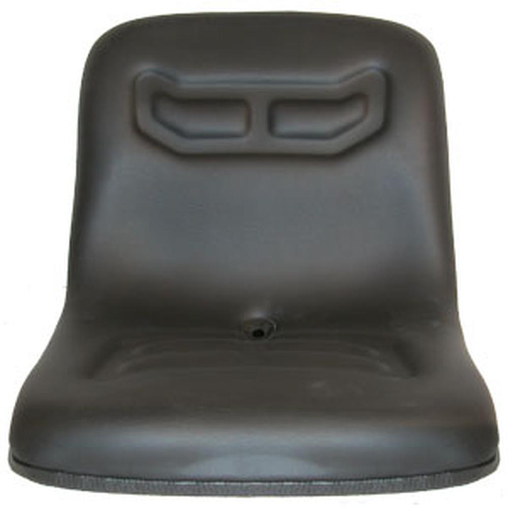 Compact Tractor Flip Seat with Brackets Fits Ford NH 1510 1710 1910 Black Vinyl